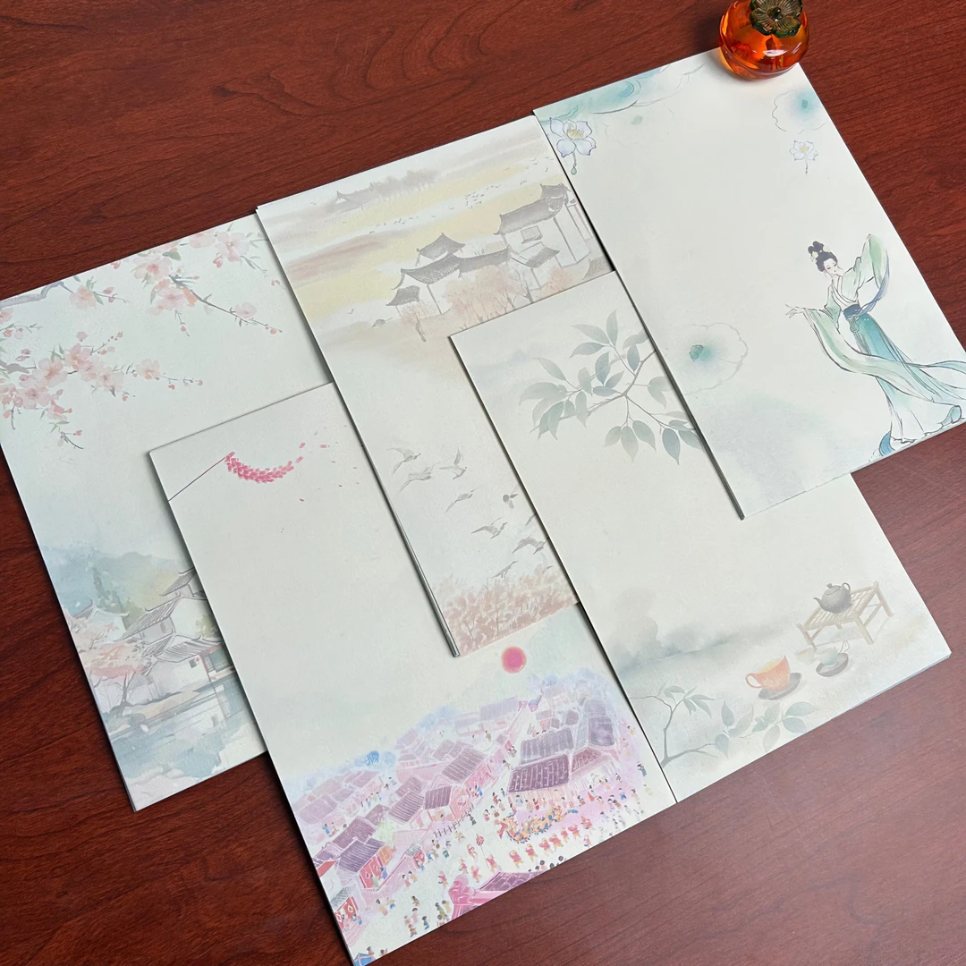 【百款无格】小楷蜡染纸17*27cm半生熟1包100张100款式