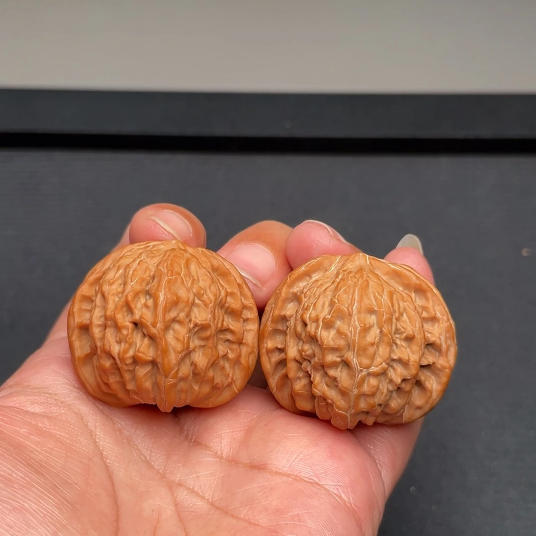把件猴头核桃38×37全品头茬平谷老树一代磨盘XM3537
