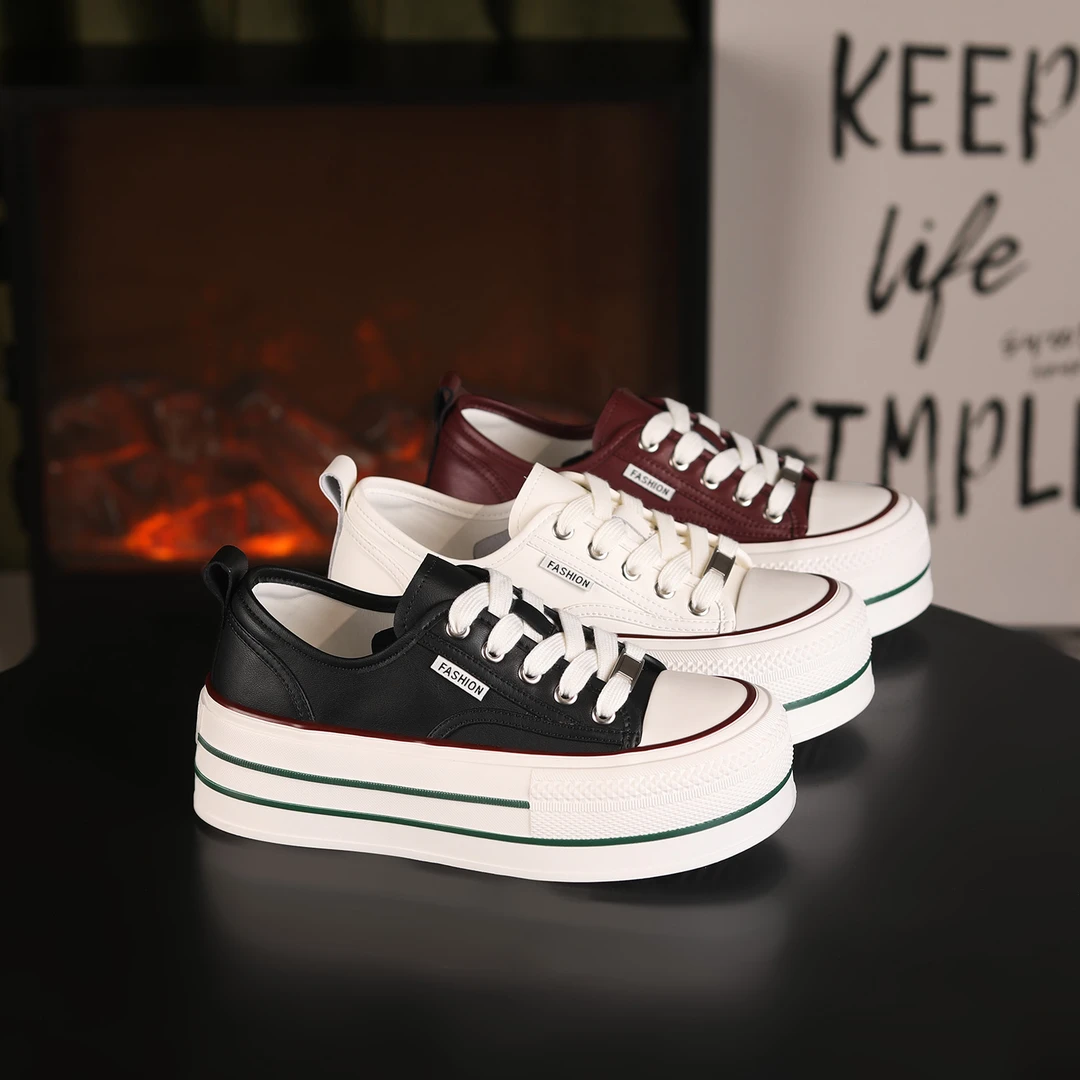 【淘爱朵●】时尚厚底增高5cm潮流百搭女士休闲鞋2153-7