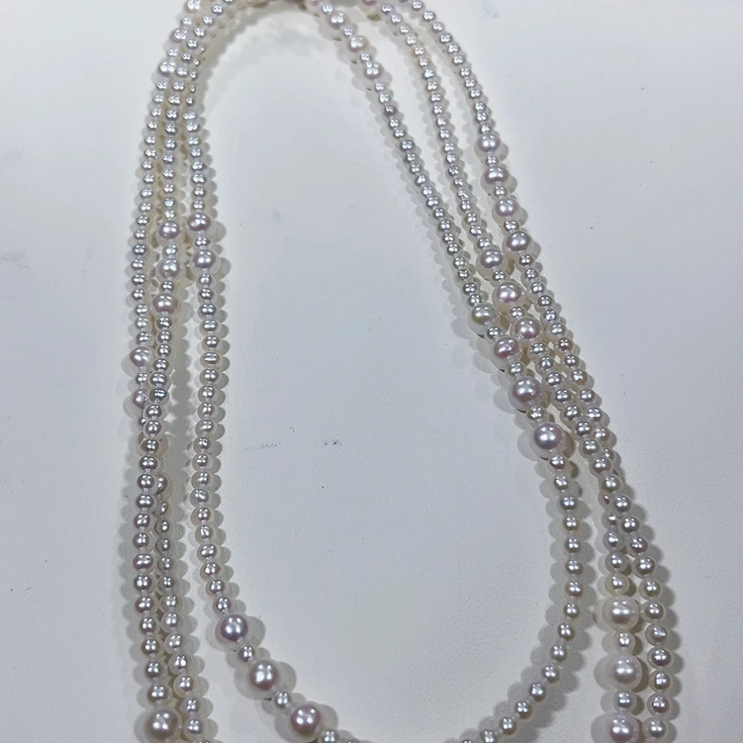 颈饰银S925镶嵌淡水珍珠