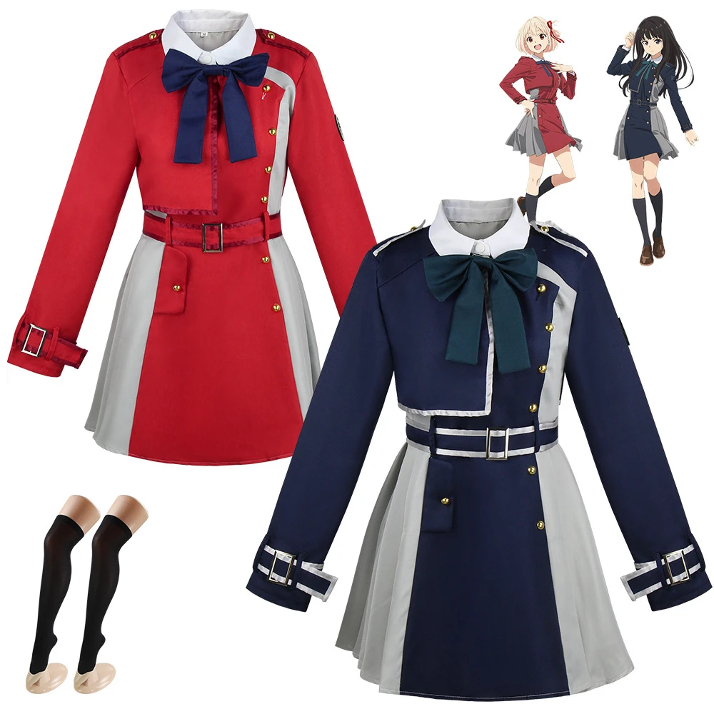 LycorisRecoil锦木千束cos衣服服莉可丽丝井之上泷奈动漫服