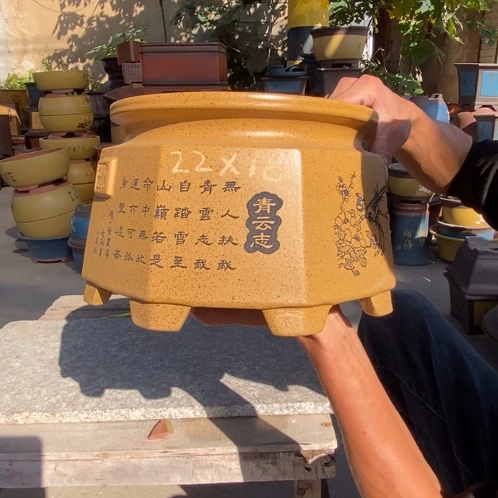 紫砂花盆紫砂特价包邮新款