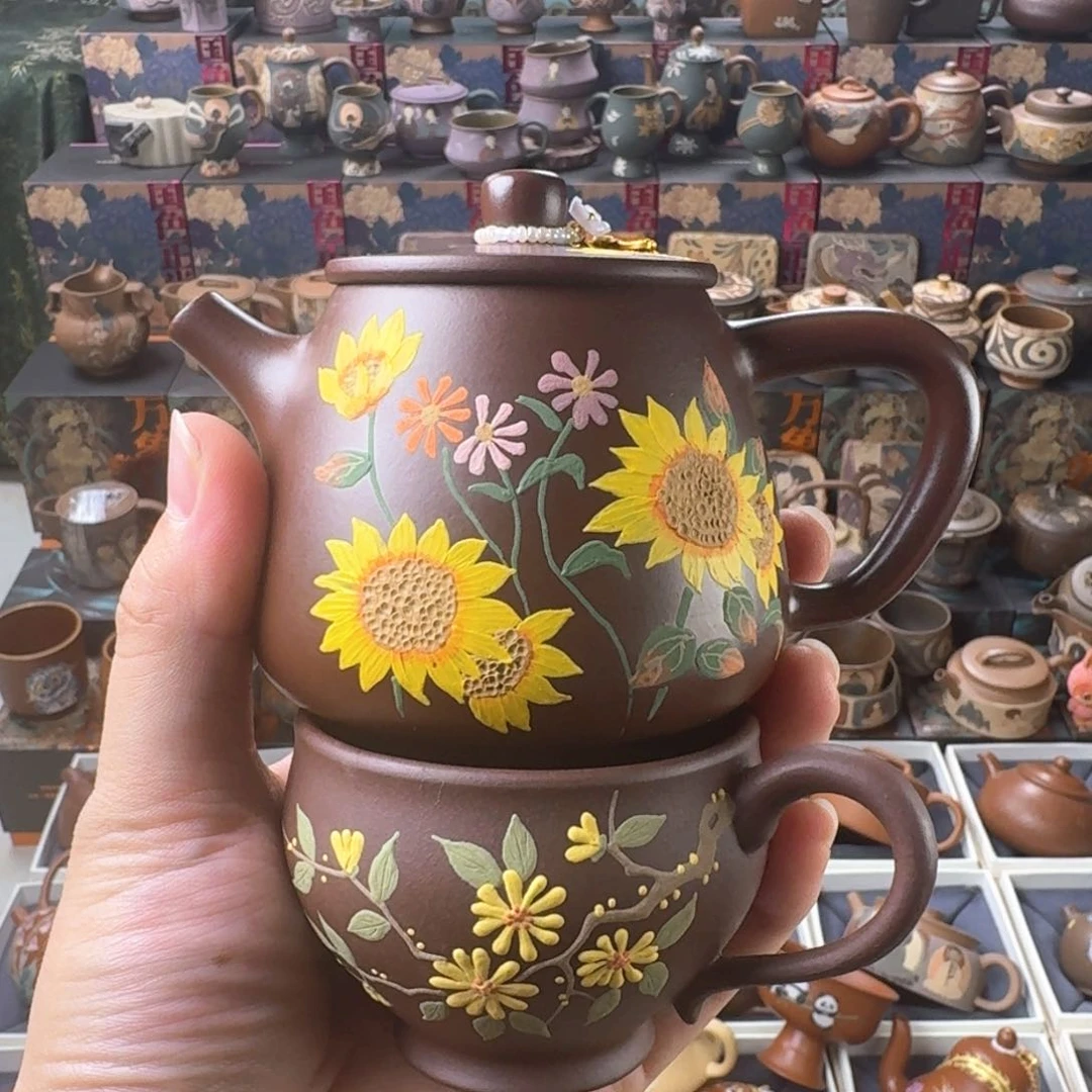 茶壶紫砂200cc原矿精工半手