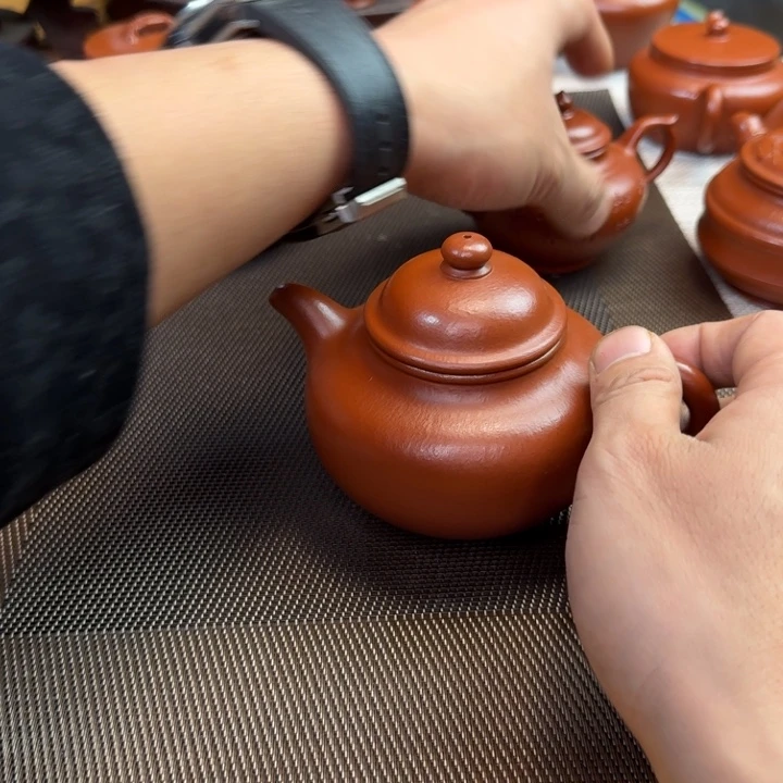 D***G壶紫砂全手工制作莲子