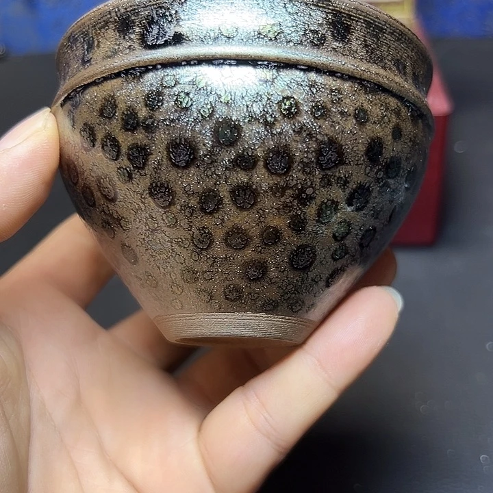 水***秋茶盏建盏茶文化佛驮斑