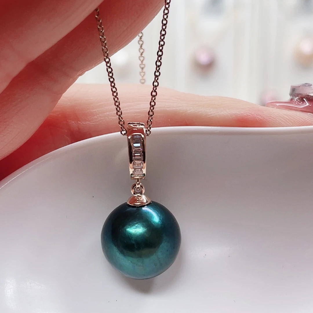 淡水珍珠吊坠(赠链)合金