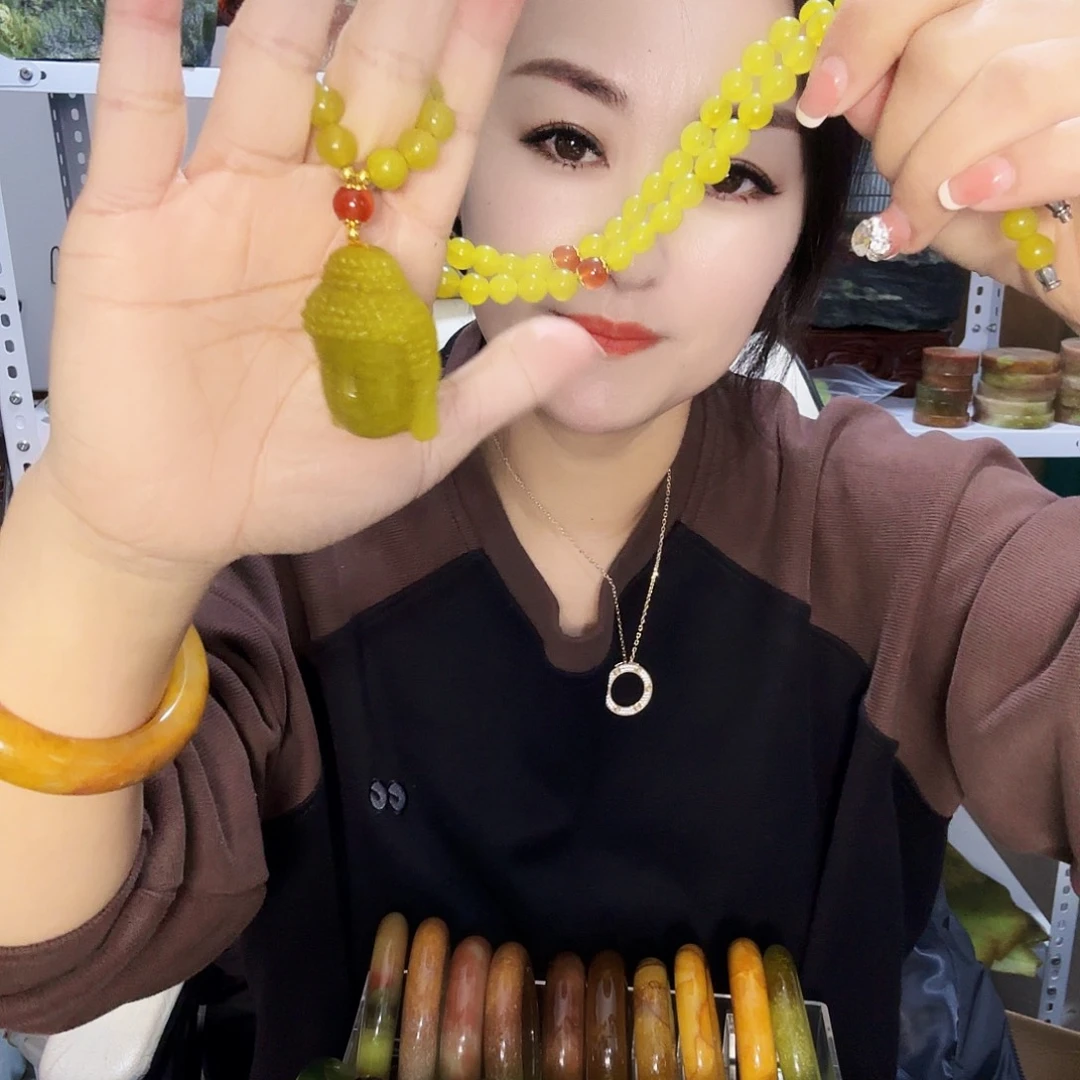 玉天然岫玉手工雕刻