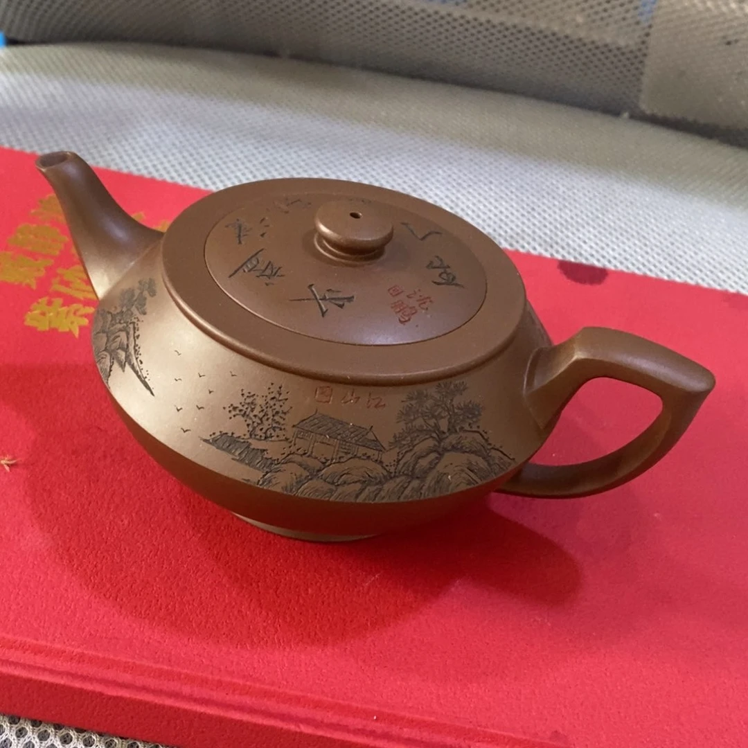 茶壶紫泥原矿手工84