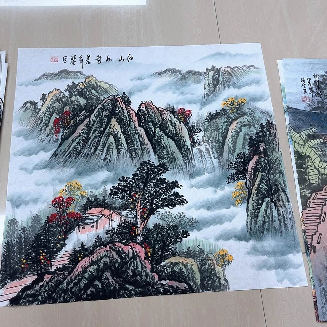 国画国画作品集一个