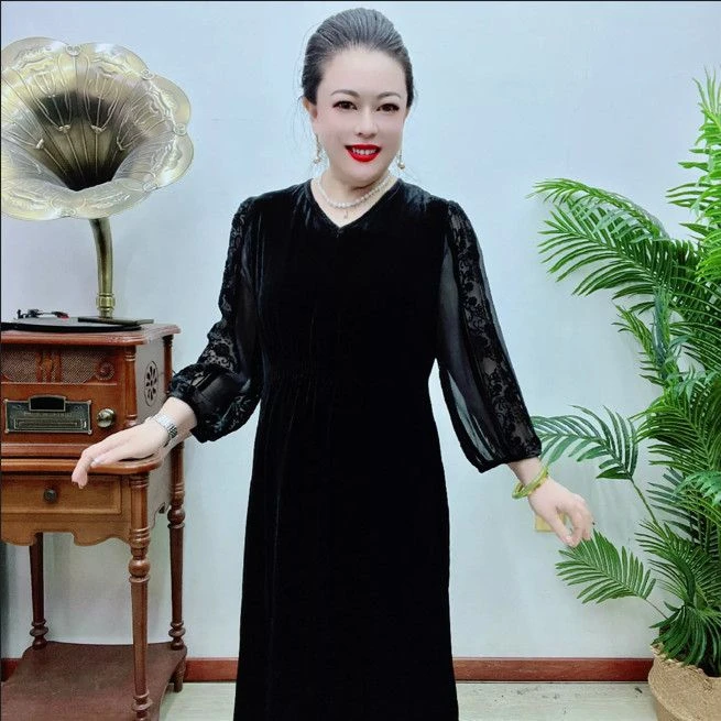 桑蚕丝连衣裙43A1889