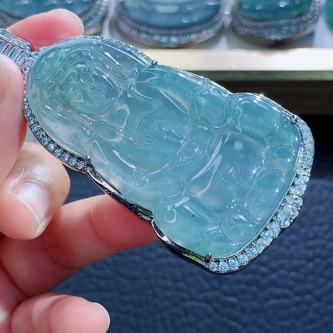 未镶嵌挂件翡翠翡翠