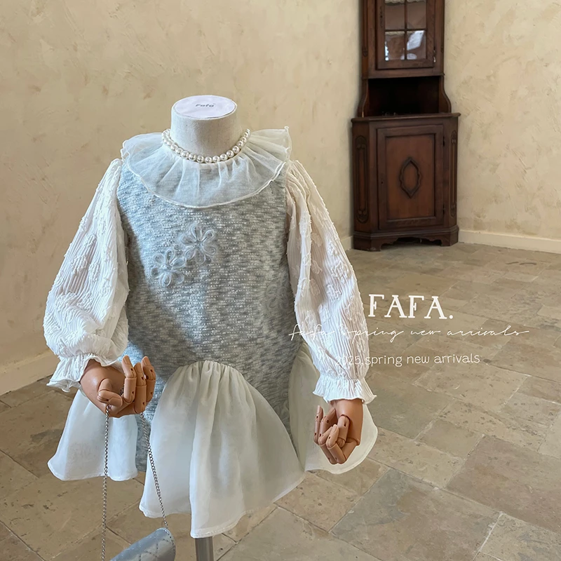 【FAFA】CQ259108春季新品女童裙子女宝气质连衣裙