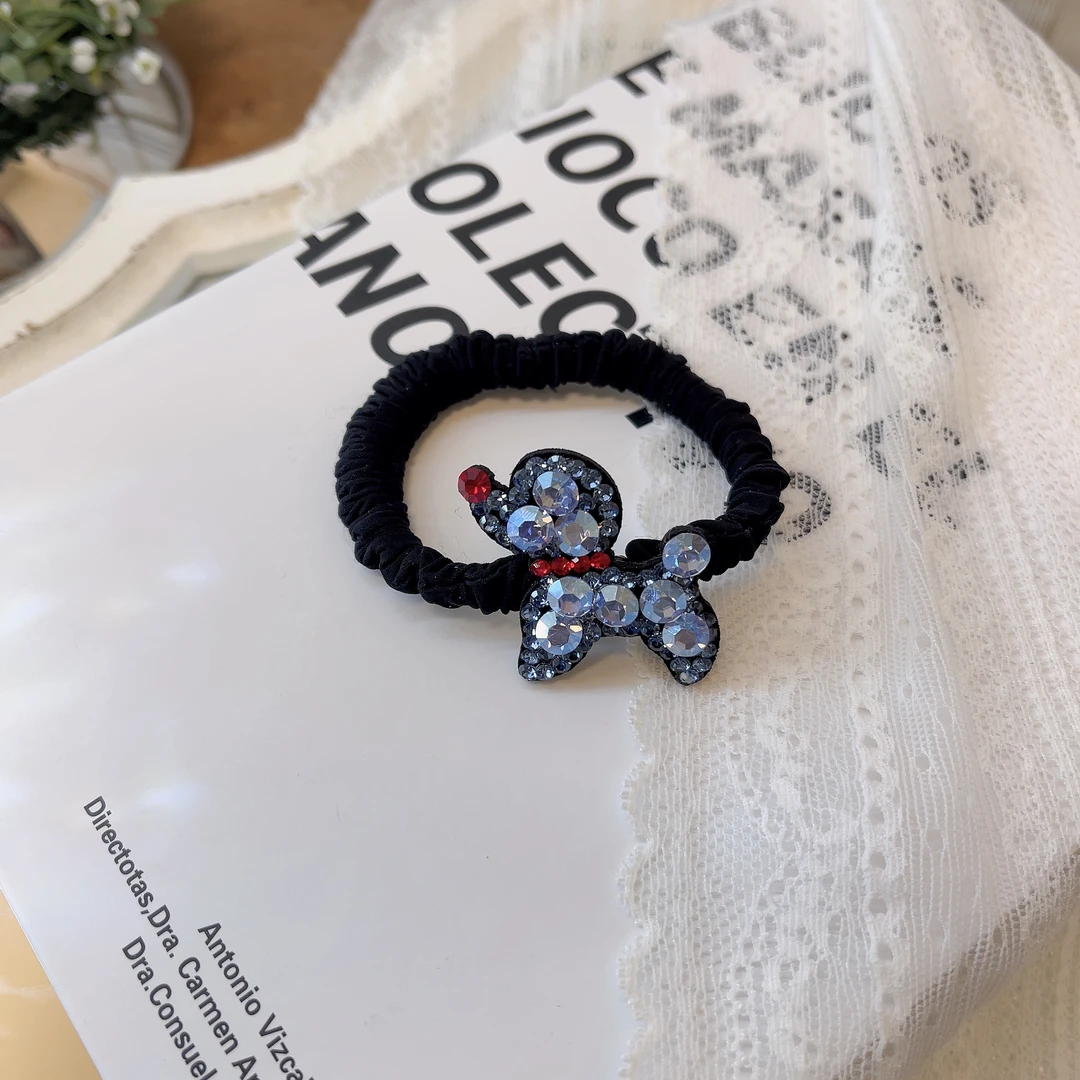 W545韩系设计精致可爱百搭狗狗发绳