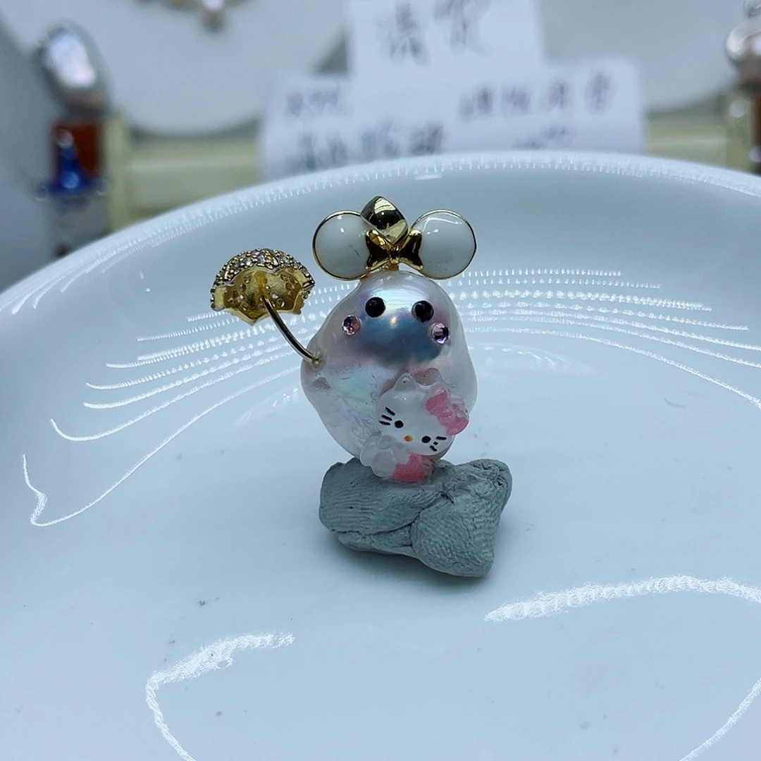 颈饰钛钢淡水珍珠汉****）