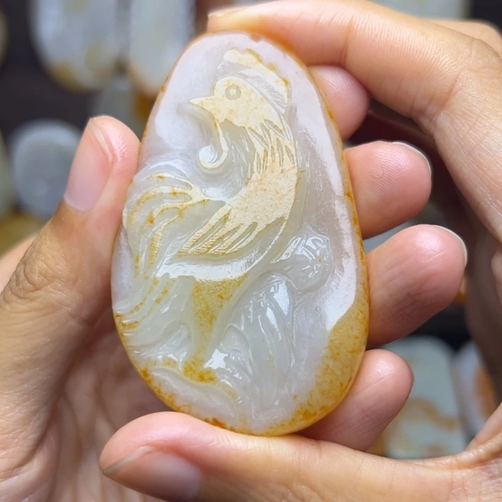 ∴***、和田玉未镶嵌颈饰