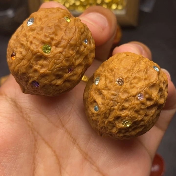 把件文玩核桃40尺蛇皮元宝