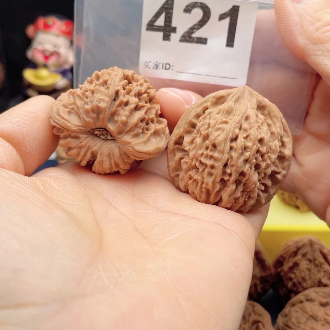 把件文玩核桃南疆凹底39