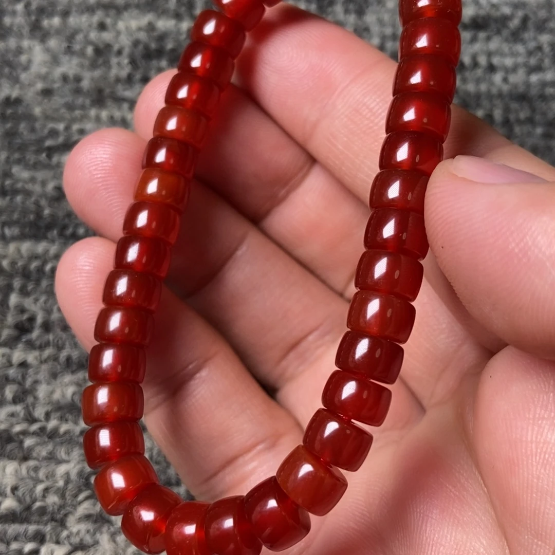 玛瑙/玉髓珠子未镶嵌7mm