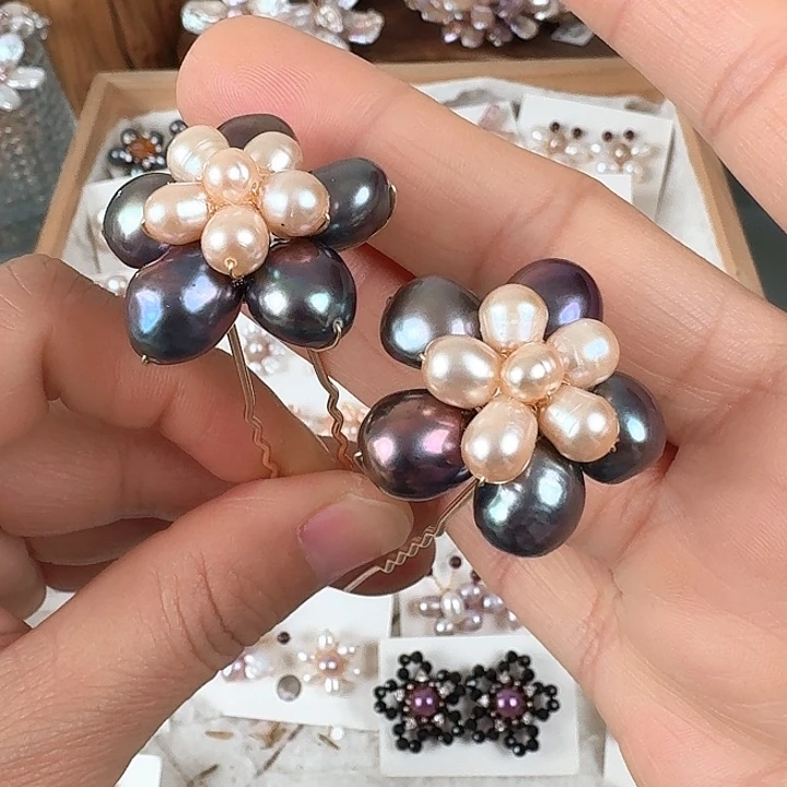 淡水珍珠未镶嵌发饰