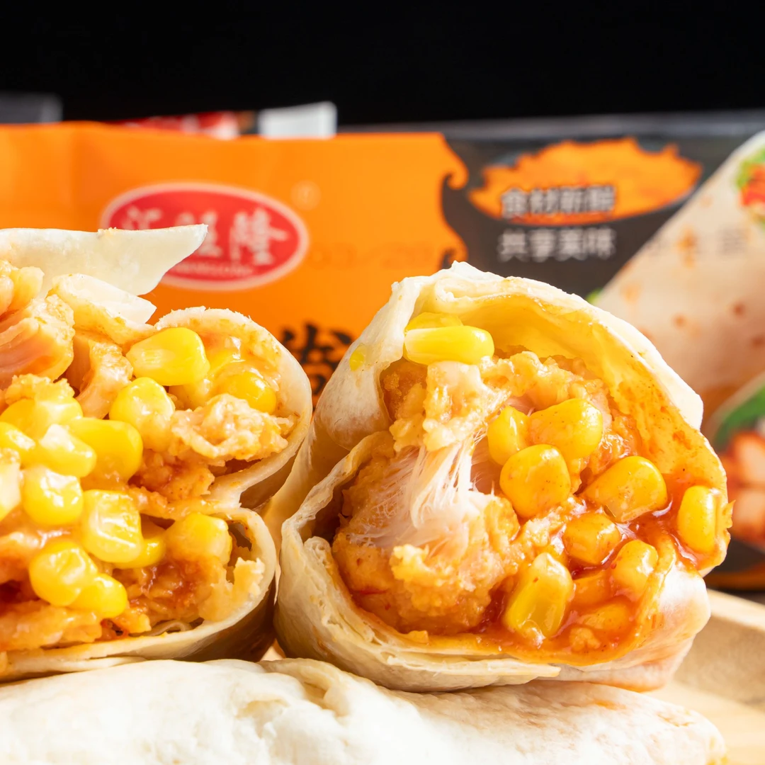 老北京墨西哥鸡肉卷奥尔良香辣玉米味140克/个/袋方便早餐
