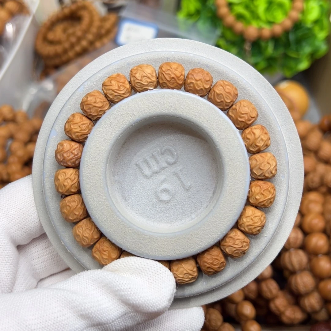 猴头核桃手串微瑕虎须