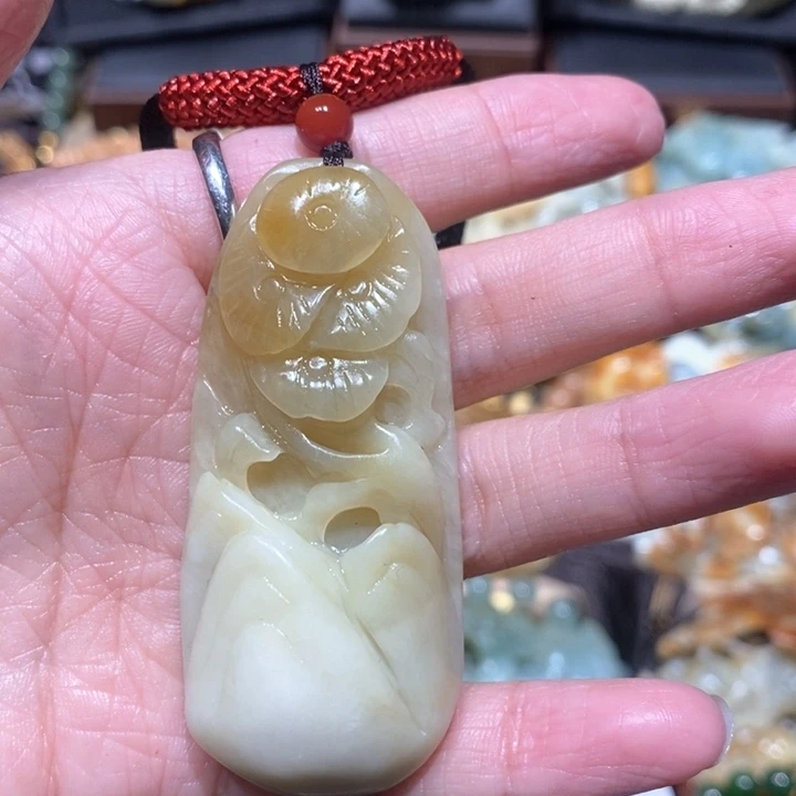 岫玉毛衣链未镶嵌九***