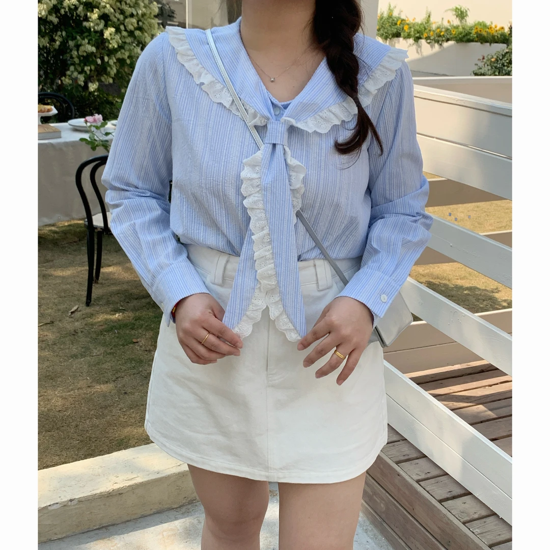 【黑茶天鹅】大头婷微胖定制2025春季牛仔半身裙高腰显瘦A字裙短款