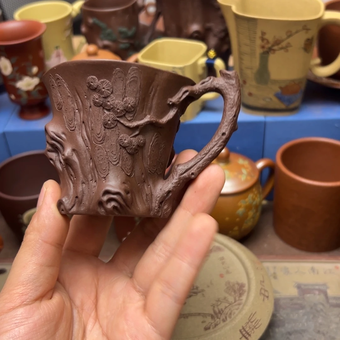 紫砂茶杯紫砂主人杯120cc