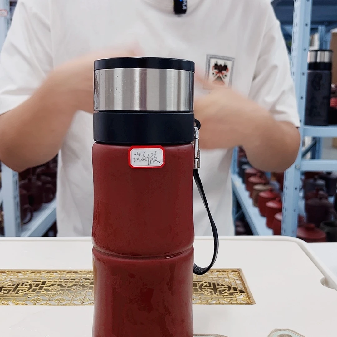 茶杯紫砂紫砂竹节车载杯