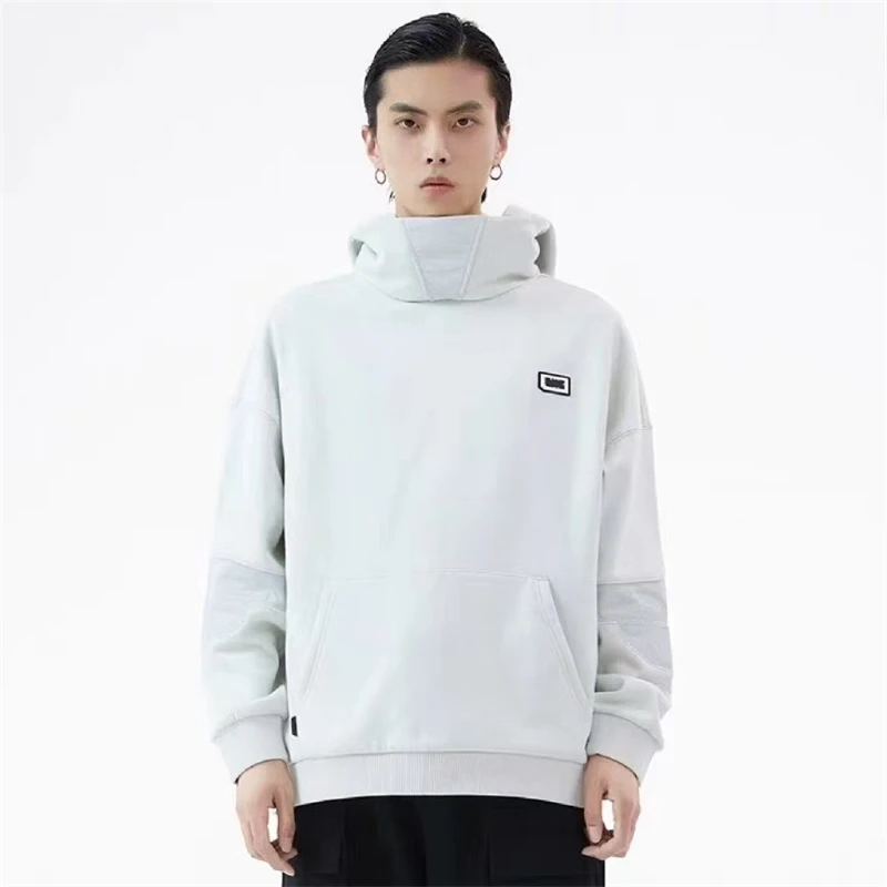 LNG62 都市机能 〖量子超算〗男款三维光感印花长袖加绒卫衣 BD001