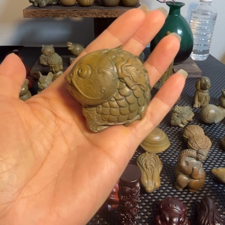 大叶紫檀（黑酸枝木类）锦鲤