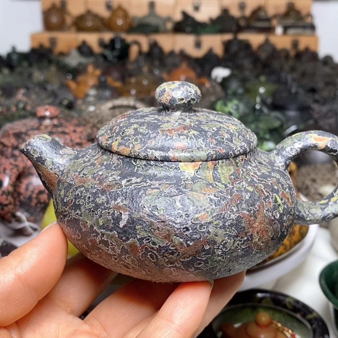 藏玉药王石福利款古灯壶210cc