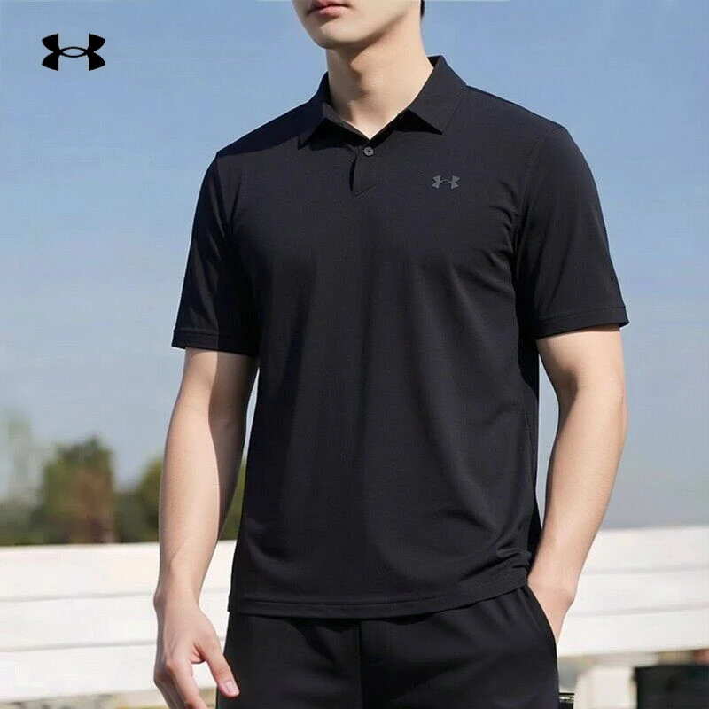 UA安德玛高尔夫POLO衫男士夏季新款短袖运动服休闲翻领T恤1389596
