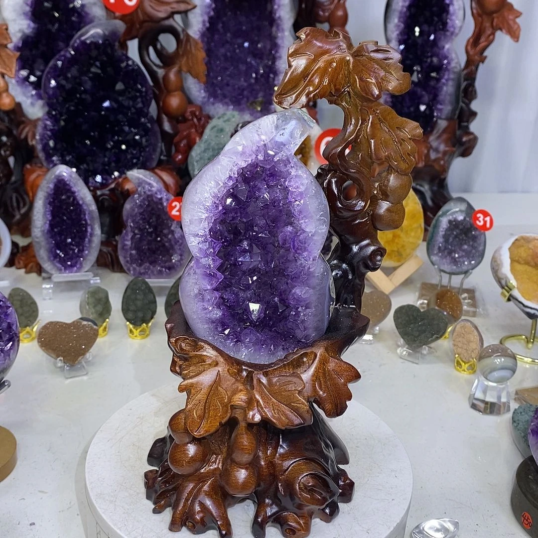 紫晶未镶嵌大型摆件（非配饰）