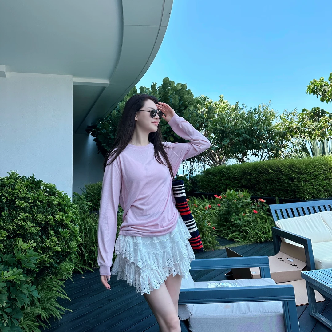 王嬛嬛MsLime24年新款时尚休闲高腰百搭显瘦短裤 HC2B0529