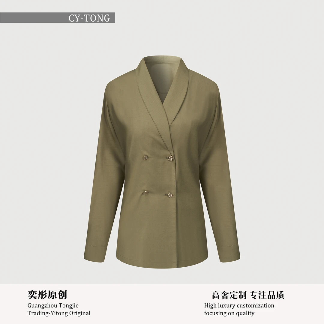 【彤姐原创】冬季气质设计感轻奢休闲时尚简约衬衫长袖上衣W24H216