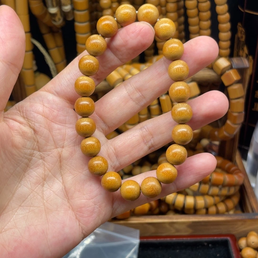 *️**1.0实心玉竹去皮正圆手串