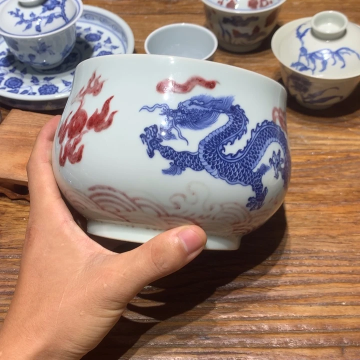 山***线景德镇陶瓷青花水洗