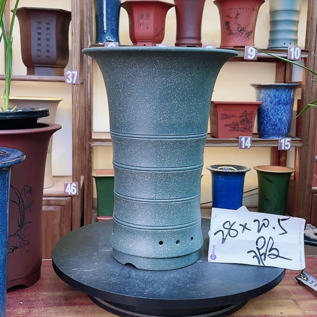 【闪购商品】紫砂花盆兰花455896558885665889