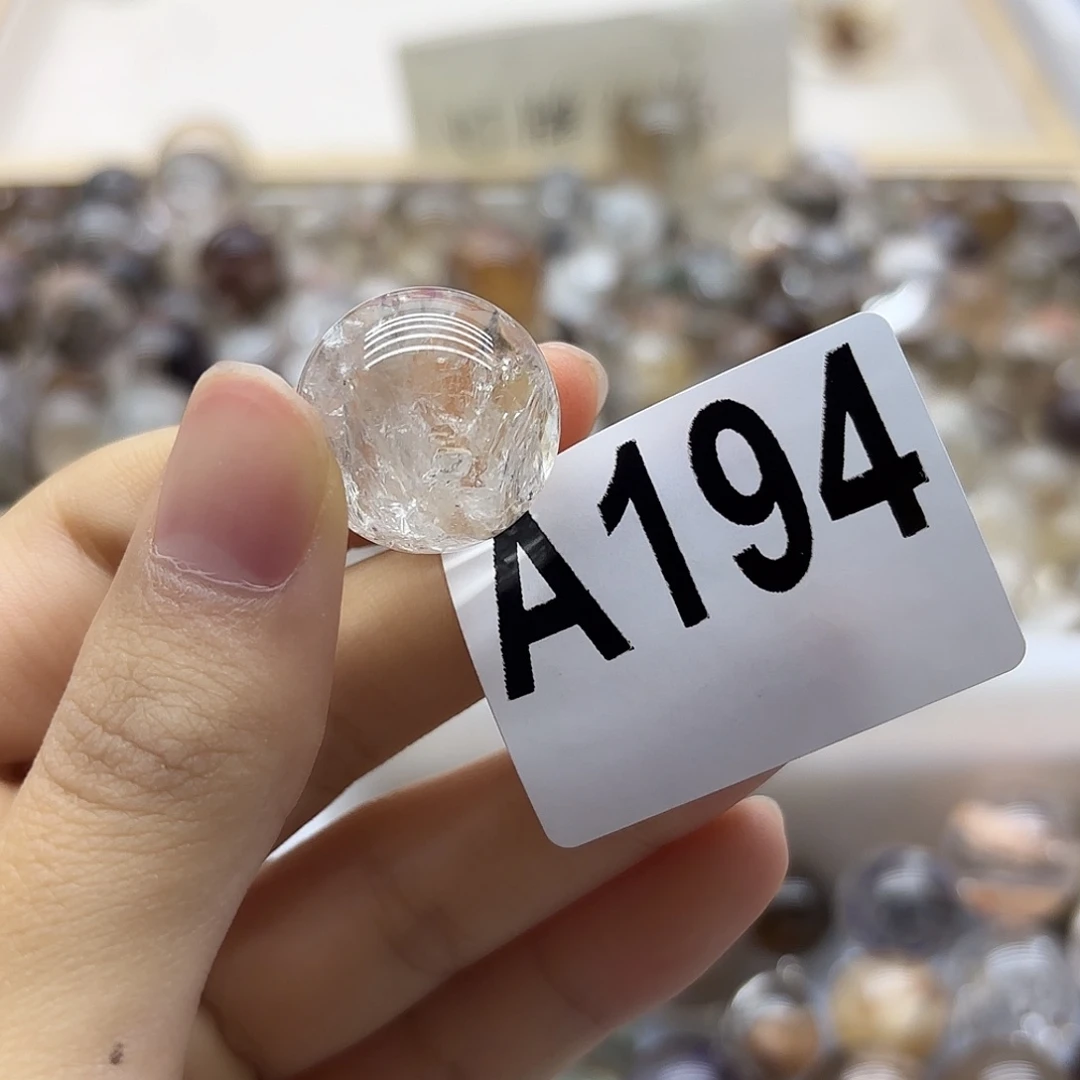 汤***圆水晶珠宝半成品未镶嵌194