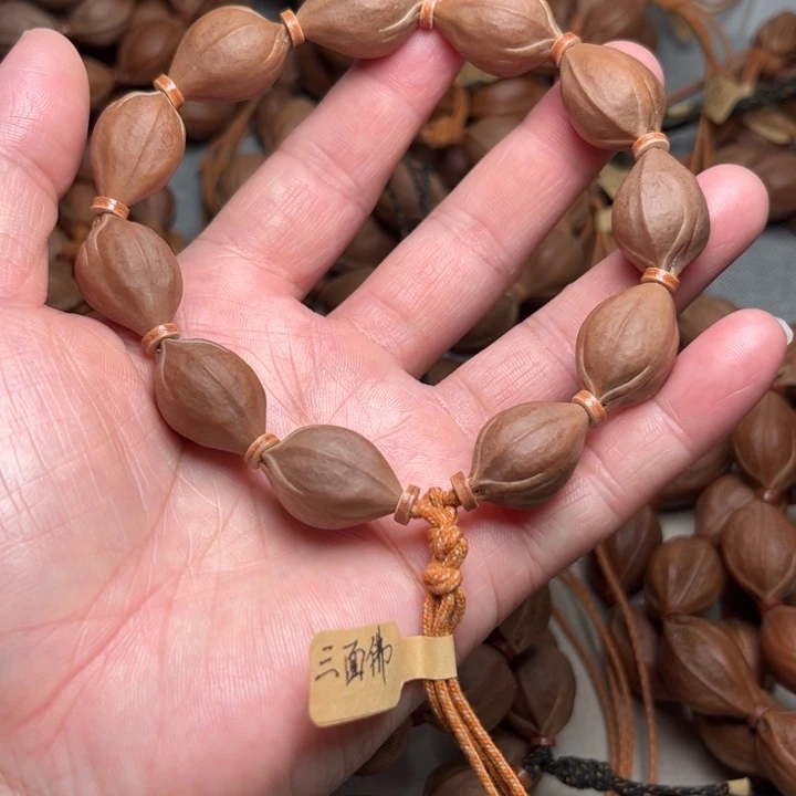 手串/手链橄榄核原生态梅林铁核三面佛1523尺寸