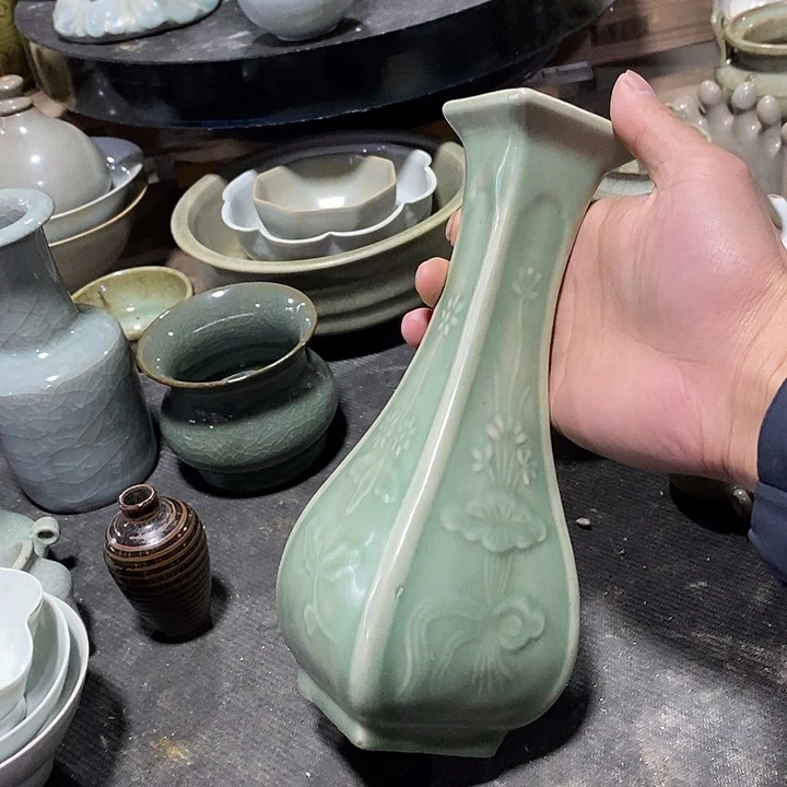 手工艺品琉璃善**物龙泉青瓷龙泉青瓷