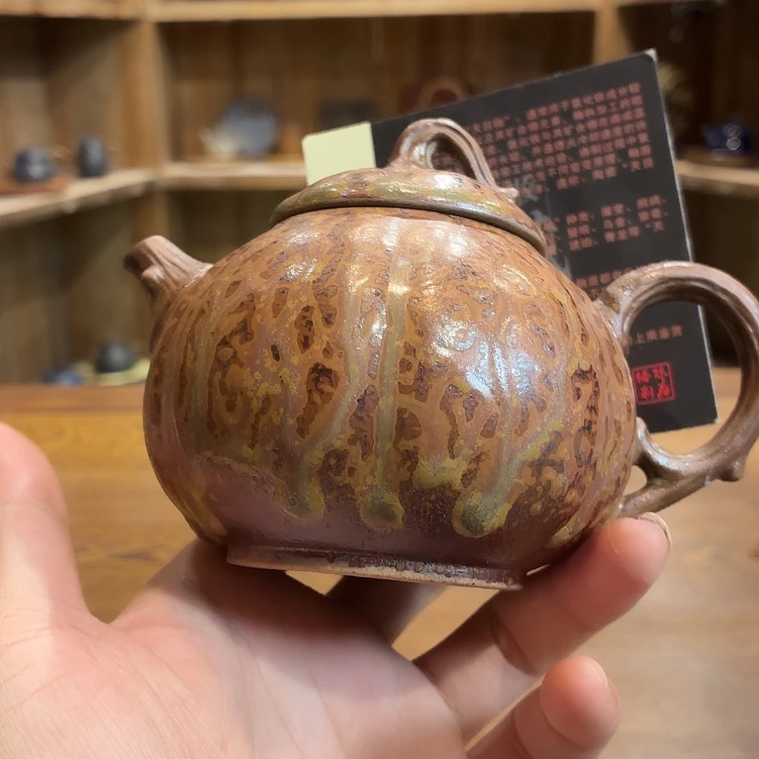 柴烧老岩泥茶器皿