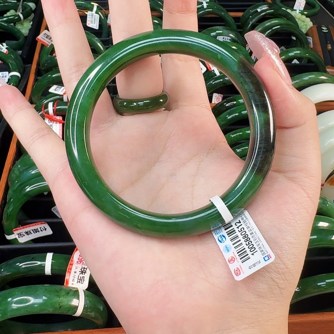 和田玉未镶嵌耳饰任****计手镯61