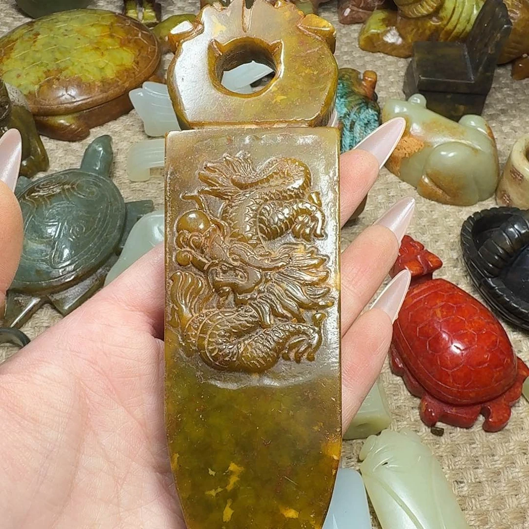 白玉菩提吊坠挂件