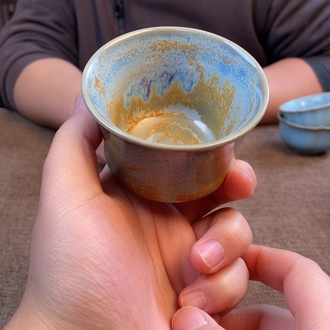 瓷片钧瓷主人杯杯