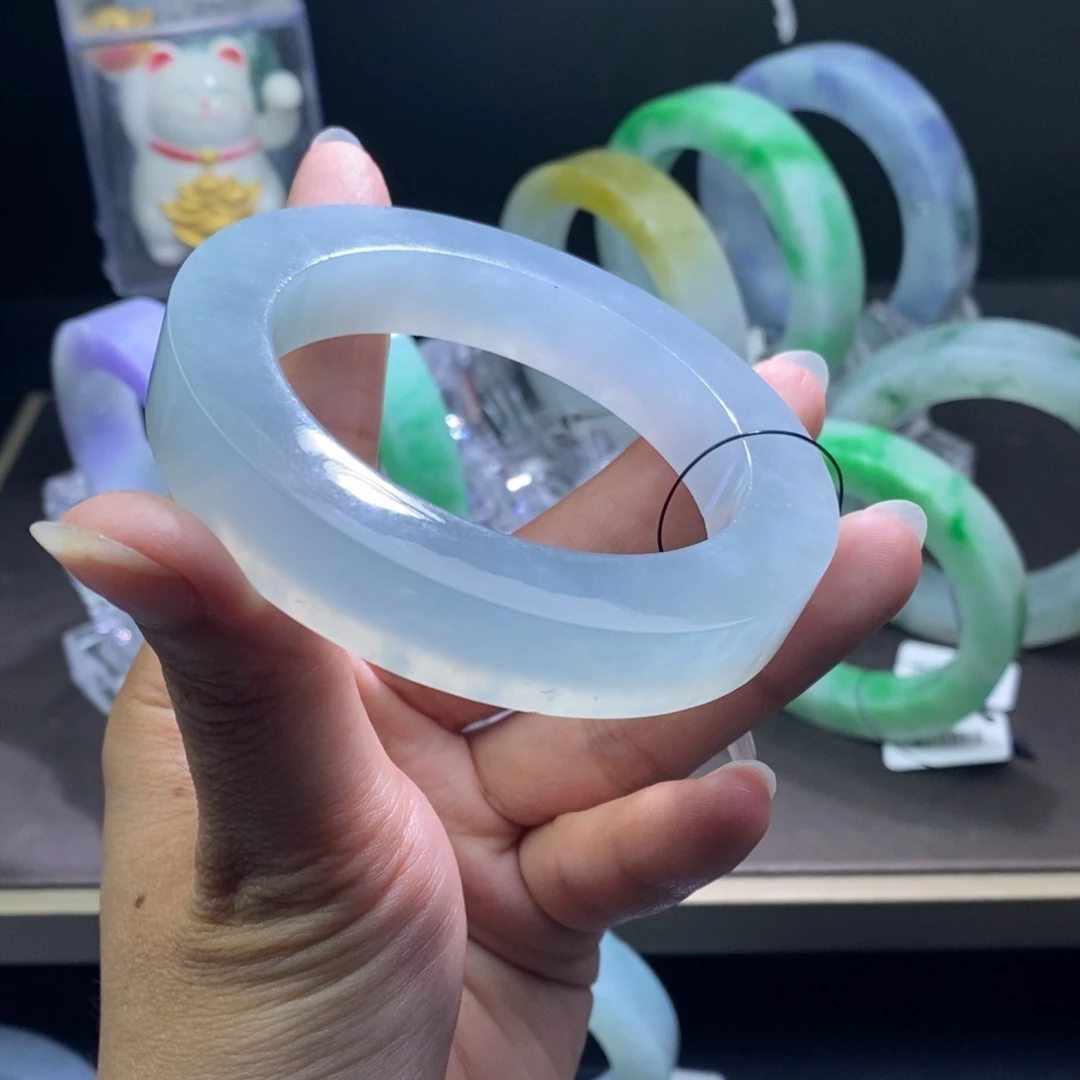 定制翡翠翡翠手镯未镶嵌