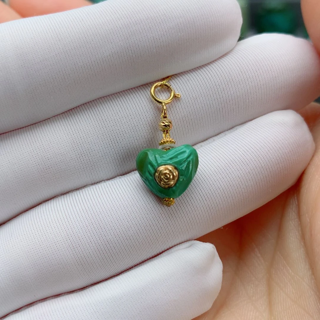 绿松石其他18K金镶嵌