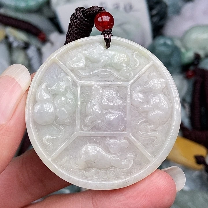 颈饰未镶嵌翡翠翡翠