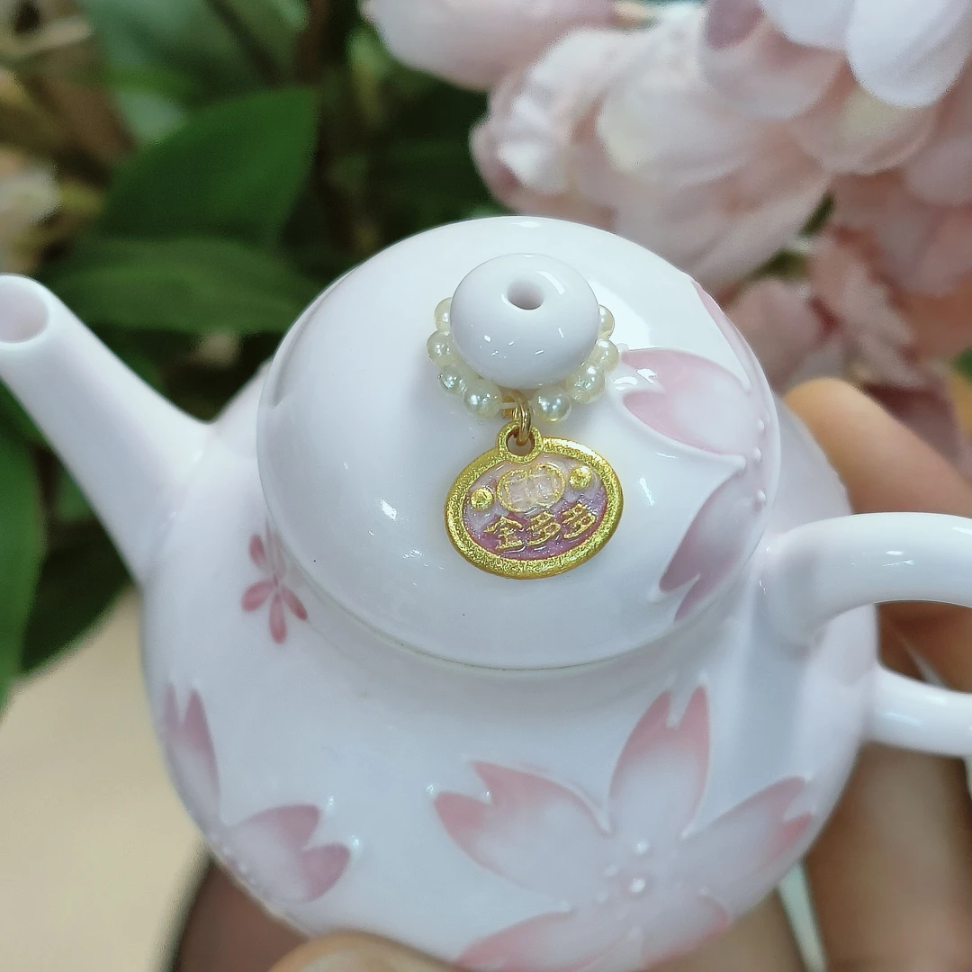 提溜珐琅彩配件金多多大小任选